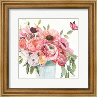 Framed 'Boho Bouquet  XIII' border=