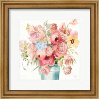 Framed 'Boho Bouquet  VII' border=