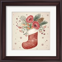 Framed 'Winter Blooms V' border=