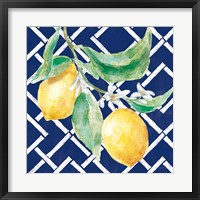 Framed Everyday Chinoiserie Lemons I