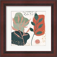 Framed 'Abstract Blossom V' border=