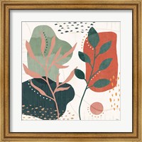 Framed 'Abstract Blossom V' border=