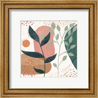 Framed 'Abstract Blossom IV' border=