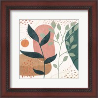 Framed 'Abstract Blossom IV' border=