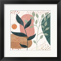 Framed 'Abstract Blossom IV' border=