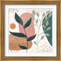 Framed 'Abstract Blossom IV' border=