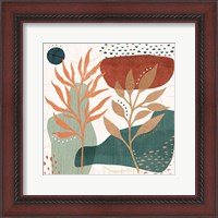 Framed 'Abstract Blossom II' border=