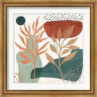 Framed 'Abstract Blossom II' border=