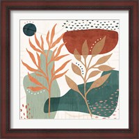 Framed 'Abstract Blossom II' border=