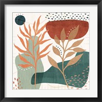 Framed 'Abstract Blossom II' border=