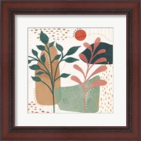 Framed 'Abstract Blossom III' border=