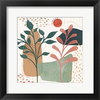 Framed 'Abstract Blossom III' border=