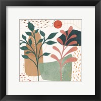 Framed 'Abstract Blossom III' border=