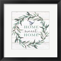 Framed Home Sweet Home Bird