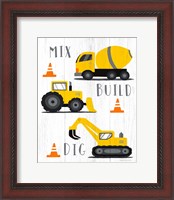 Framed 'Mix, Build, Dig' border=