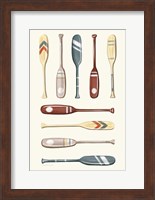 Framed Oar Collection I