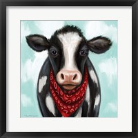 Cow Boy Framed Print