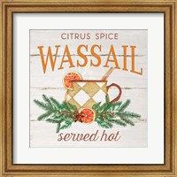 Framed 'Wassail' border=