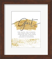 Framed 'Grit' border=