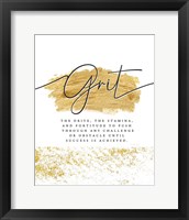 Framed 'Grit' border=