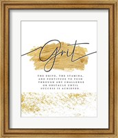 Framed 'Grit' border=