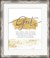 Framed 'Grit' border=