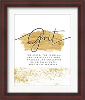 Framed 'Grit' border=