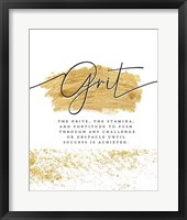 Grit Framed Print