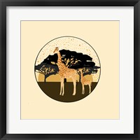 Framed Giraffes