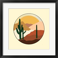 Desert Sunset Framed Print