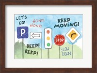 Framed Road Signs