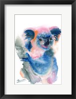 Framed Blue Koala