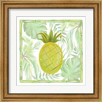 Framed 'Tropical Pineapple I' border=