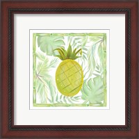 Framed 'Tropical Pineapple I' border=