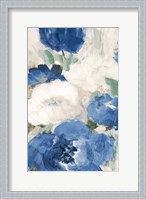 Framed Blue Flower Power I