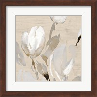 Framed Neutral Tulips I