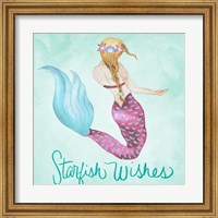 Framed Starfish Wishes