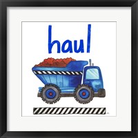 Framed 'Haul' border=