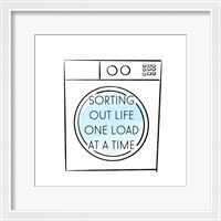 Framed 'Laundry Time' border=