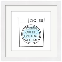 Framed 'Laundry Time' border=