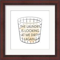 Framed 'Laundry Day' border=