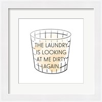 Framed 'Laundry Day' border=