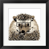 Framed Good Looking Hedgehog