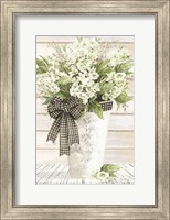 Framed White Hydrangeas