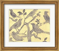 Framed 'Yellow-Gray Birds 2' border=