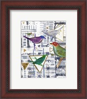 Framed 'Bird Intersection I' border=