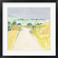 Country Road Sketch II Framed Print