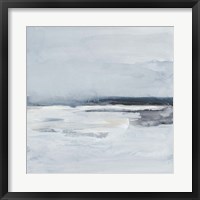 Inky Coastline II Framed Print