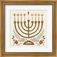 Framed 'Natural Hanukkah II' border=