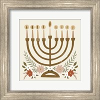 Framed 'Natural Hanukkah II' border=